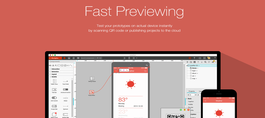 Medium fidelity prototyping tools: Mockplus.