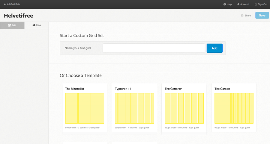 Gridset