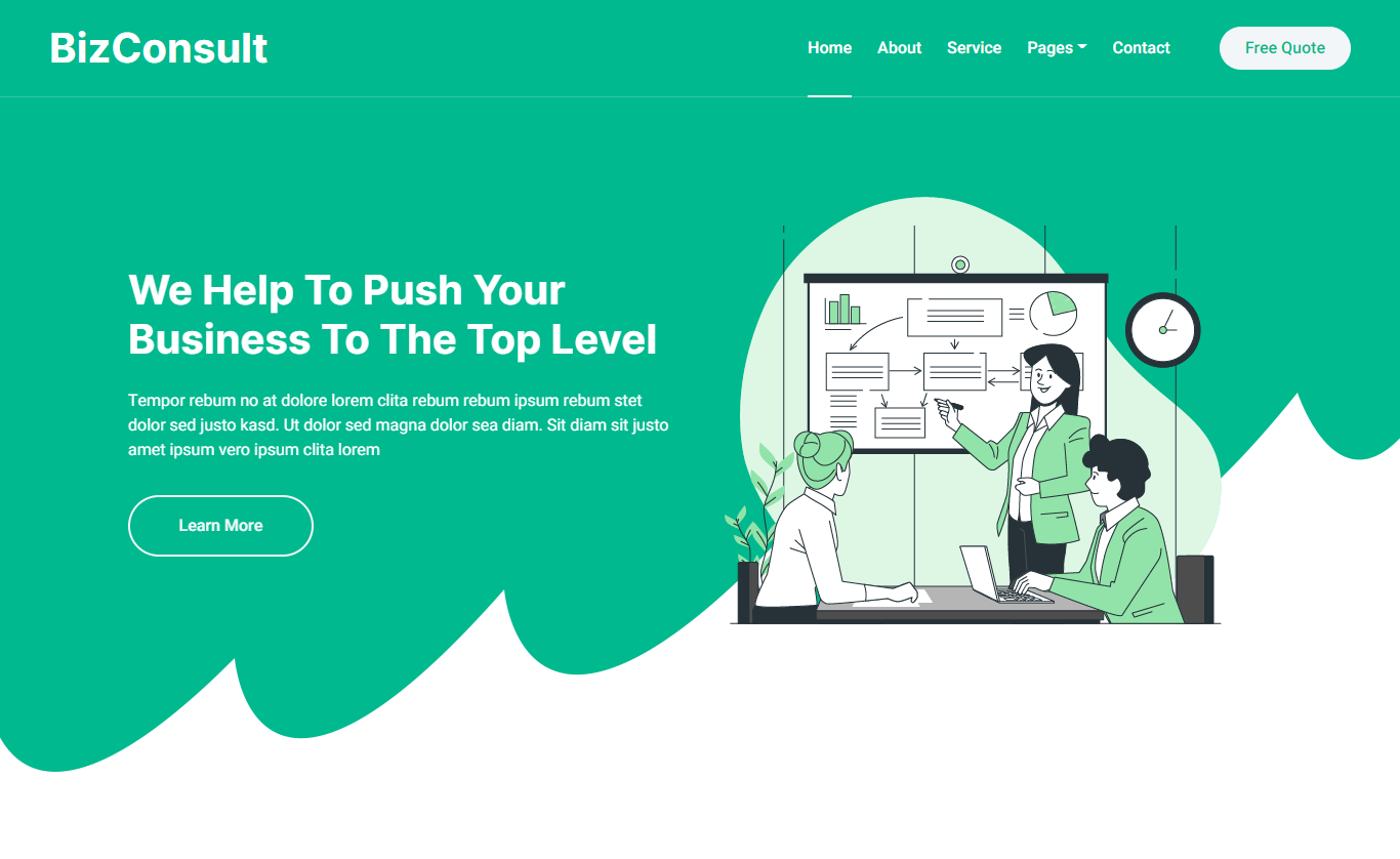 BizConsult - A Business Consulting Website Template